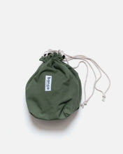 画像をギャラリービューアに読み込む, Ripstop x Nylon Reversible Kinchaku Bag "Olive/Black"