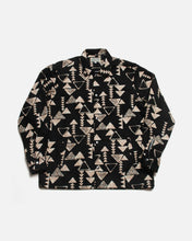 画像をギャラリービューアに読み込む, Hawaiian Barkcloth Aloha Jacket "Kapa Black"