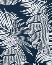 画像をギャラリービューアに読み込む, Cotton Pullover Hoodie "Leaves Navy"