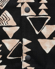 画像をギャラリービューアに読み込む, Hawaiian Barkcloth Hoodie "Kapa Black"