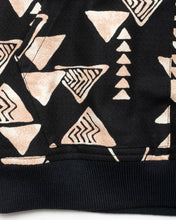 画像をギャラリービューアに読み込む, Hawaiian Barkcloth Hoodie "Kapa Black"