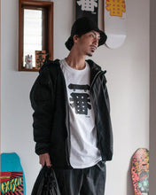 画像をギャラリービューアに読み込む, Ripstop x Nylon Hoodie "Black"