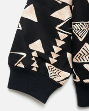 画像をギャラリービューアに読み込む, Hawaiian Barkcloth Hoodie "Kapa Black"