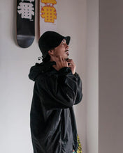 画像をギャラリービューアに読み込む, Ripstop x Nylon Hoodie "Black"