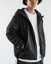 画像をギャラリービューアに読み込む, Ripstop x Nylon Hoodie "Black"