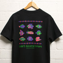 画像をギャラリービューアに読み込む, Fishes T-Shirts &quot;Black&quot;