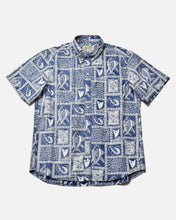 Load image into Gallery viewer, Aloha BD Shirt "Pacific Catch Navy"