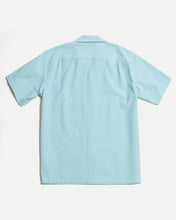 画像をギャラリービューアに読み込む, Seersucker Open-collared Shirt "Green"