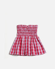 画像をギャラリービューアに読み込む, Palaka Smocked Top "Red"