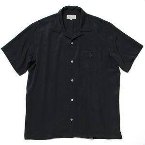 LANI'S General Store / Chirimen Rayon Shirts "Black"