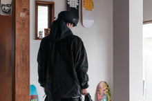 Load image into Gallery viewer, Ripstop x Nylon Hoodie / Black