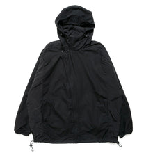 Load image into Gallery viewer, Ripstop x Nylon Hoodie / Black