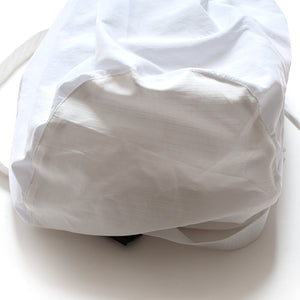 Ripstop x Nylon One Shoulder Bag / White
